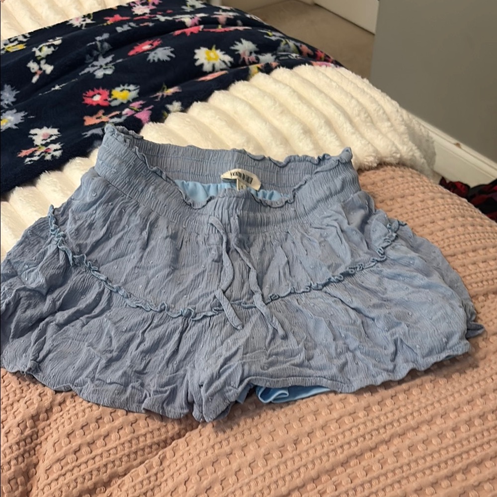 Light Blue Women's Skirt (Built in shorts)